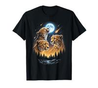 Cheetahs Howling At The Moon T-Shirt