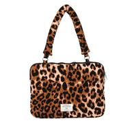 Cheeteh Leopard Print Computer Bag Waterproof Laptop Bag for Girls Women (M) (Brown M)