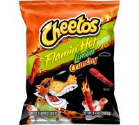 CHEETOS Crunchy Flamin' HOT Limon Cheese Flavored Snacks 8.5 oz