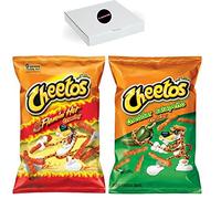 Cheetos Flamin Hot Crunchy & Cheddar Jalapeño Crunchy 8oz/226g (Mix pack of 2)