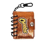 CHEETOS Mini Composition Notebook Keychain, Clip on Book Keychain for Backpack, 2" x 2.5" Tiny Notebook Mini Sketchbook for Men Women & Kids