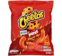 Cheetos Puffs Sweet and Spicy Flamin Hot Multipack Crisps 6x13g