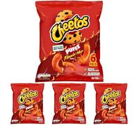 Cheetos Puffs Sweet and Spicy Flamin Hot Multipack Crisps 6x13g (Pack of 4)