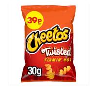 Cheetos Twisted Flamin' Hot Snacks 30g x Case of 30