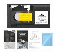 CHEEYYIIE VHS-C Cassette Adapter Compatible with VHS-C SVHS Camcorders JVC RCA Panasonic Motorized VHS Cassette Converter (NOT Compatible with 8mm / MiniDV / Hi8)