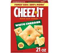 Cheez-It Baked Snack Crackers - Family Size White Cheddar - 620ml