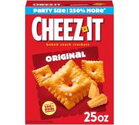 Cheez-It Cheese Crackers Baked Snack Crackers Lunch Snacks Party Size Original 750ml Box (1 Box)