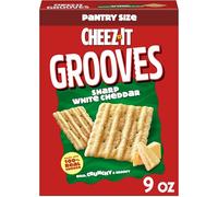 Cheez-It Cheez It Grooves Sharp White Cheddar, 9 Ounce