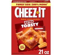 Cheez it Extra Toasty Baked Snack Cracker 595g Family Size