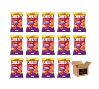 Cheez-It Snap’d Thin & Crispy Baked Cheese Snacks - Made with Real Cheese - Flavored Cheesy Crisps in Variety of Flavors | Kids and Adults Lunch box Snacks (Pack of 14, Cheese & Chilli £2-120g)