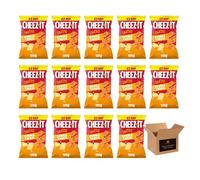 Cheez-It Snap’d Thin & Crispy Baked Cheese Snacks - Made with Real Cheese - Flavored Cheesy Crisps in Variety of Flavors | Kids and Adults Lunch box Snacks (Pack of 14, Double Cheese £2-120g)