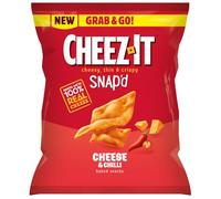 Cheez-It Snap'd Cheese & Chilli Baked Snacks, 100% Real Cheese, Cheesy, Thin & Crispy