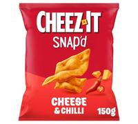 Cheez-It Snap'd Cheese & Chilli Baked Snacks 150g (Pack of 6)