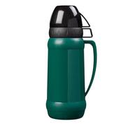Chef Aid 1 Litre Flask with 2 Cups - Stay Hydrated Anywhere! Freezer Safe, Suitable for Liquids up to 100C, Green