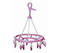 Chef Aid 13 Peg Sock Dryer, Traditional Airing Tooling for Delicate items, made with BPA Free Plastic with Intregrated Hanging Loop for Ease of Use