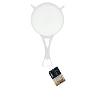 Chef Aid 15cm Wide Nylon Mesh Plastic Strainer in White, Ideal for Draining, Straining, and Washing Beans, Fruits, Vegetables, Salads, and More - BPA Free, Dishwasher Safe