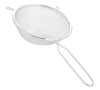 Chef Aid 18cm Long Handled Metal Sieve, Kitchen Essential Tool and Ideal for Straining, draining, Washing and Wide Range of Foods, with a fine mesh for Ease of use