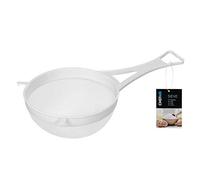 Chef Aid White Plastic Strainer Nylon Mesh 12cm