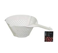 Chef Aid 23cm Plastic Colander with Dual Pouring Lips and Handle, Lightweight, Durable Strainer for Draining Pasta, Vegetables, and Fruits, BPA Free, Dishwasher Safe