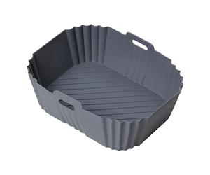Chef Aid Air Fryer Liner 20.5 x 16 x 7cm, Reusable Silicone Liner with Grooved Base for Airflow, Dishwasher Safe, Oven Safe up to 230°C, Flexible and Easy to Clean