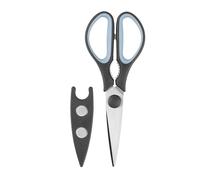 Chef Aid All-Purpose Scissors with Magnetic Blade Cover, Multipurpose Kitchen & Household Scissors with Stainless Steel Blades & Soft Grip Handles, Easy Storage on Fridge or Metal Surface