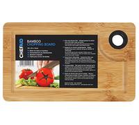 Chef Aid Bamboo Chopping Board, Measures 25cm x 15cm,Brown