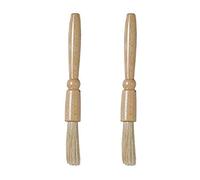 Chef Aid Beech Wood Pastry Brush Home Kitchen Utensils Brown (Pack of 2)