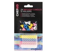 Chef Aid Birthday Candles (Pack Of 24) Multicoloured (One Size)