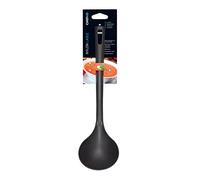 Chef Aid Black Nylon Ladle, BPA Free Kitchen Utensil for use with Non-Stick Cookware in Black Colour,10E02400