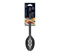 CHEFAID Nylon Slotted Serving Spoon – BPA Free, Non-Stick Safe – Black