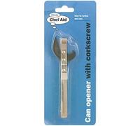 Chef Aid Can Opener With Corkscrew Silver (One Size)