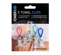 Chef Aid ChefAid 5 Towel Clips Chef Aid Multicolor