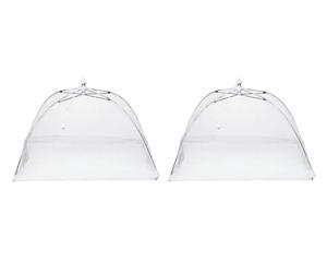 Chef Aid Foldable Square Food Cover Protects Food Until Served 30.5cm White (Pack of 2)