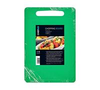 Chef Aid Green Poly Chopping Board, Multipurpose Anti-Slip Surface, Easy Clean and Dishwasher Safe with Handle, 30 x 25cm, Other Colour Options Available