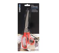 Chef Aid Household Scissors, Multi-Functional All Purpose Scissor with a Long Straight Edge, Ideal for All households tasks, Traditional Shape and Design with Stainless Steel Cutting Blade