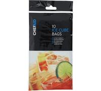 CHEFAID Ice Cube Bags – Freezable, Create Ice Cubes on Demand – Pack of 1, Size 10, Black