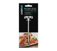 Chef Aid Instant Meat Thermometer with easy to read dial, Classic style Meat Probe to ensure meat cooked to required level with a operating range of 0 to 100 degrees Celsius