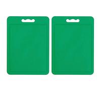 Chef Aid Kitchen Easy Wash Chopping Board Lightweight L40cm x W30cm Green (Pack of 2)