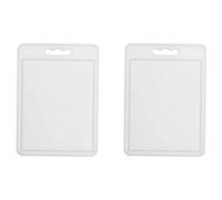 Chef Aid Kitchen Easy Wash Chopping Board Lightweight L40cm x W30cm White (Pack of 2)