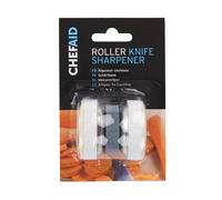 Chef Aid Kitchen Utensil Roller Sharpener in White Chef Aid White