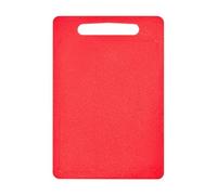Chef Aid Large Red Poly Chopping Board, Multipurpose Anti-Slip Surface, Easy Clean And Dishwasher Safe With Handle, 40 X 30Cm