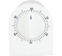 Chef Aid Mechanical Kitchen Wind Up Timer in White Chef Aid White