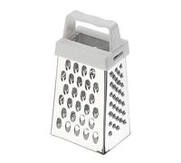 Chef Aid Mini Grater, Efficent Kitchen Gadget, Perfect for Grating Garlic, Nutmeg, Chocolate, and Parmesan, Dishwasher Safe, Metallic, 6,6 x 3,8 x 2,8 cm