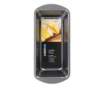 Chef Aid Non-Stick 450 g Rectangular Bread pan 18.5 x 9 x 6 cm Ideal for Bread, Loaves, Cakes and Pastries Dishwasher, Refrigerator and Freezer Safe, Black