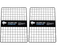 Chef Aid Non-Stick Cake Cooling Tray Measuring 25cm x 35cm, Perfect for Cooling Fresh Baked Cakes, Cookies and savouries, Dishwasher and Oven Safe at Moderate tempertures Moderate tempertures