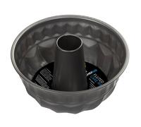 Chef Aid Non-Stick Fluted Cake Pan with Non-Stick Coating, Ideal for Home Baked Bread or Cake centrepieces with Flowing Pattern, Internal Measurement