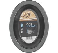 Chef Aid Non-Stick Oval Pie Dish, Measuring 17cm x 13cm x 3.7cm, Perfect Individula Serving Size