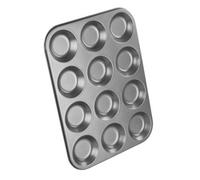 Chef Aid Non Stick Shallow Bun Tin Grey (One Size)