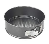 Chef Aid Non-Stick Spring Form Cake Tin, Round Cake pan with Loose Base for Easy Release, Fridge and Freezer Safe. Grey, 19cm, 7.5 inch