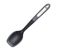 Chef Aid Nylon Serving Spoon with Measurements in Tablespoon and Millilitres, Nylon Head with Silicone Edge, Comfort Grip Handle, BPA Free and Dishwasher Safe